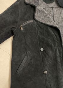 Vintage Suede Long Coat