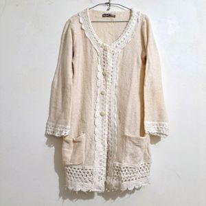 Korean Laced Cardigan 🤎