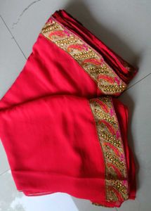 Beutiful Heavy Embroidery Saree🎀