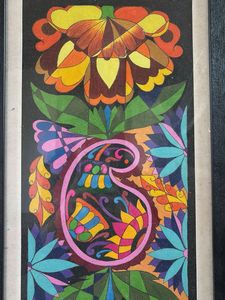 Framed Floral Artwork