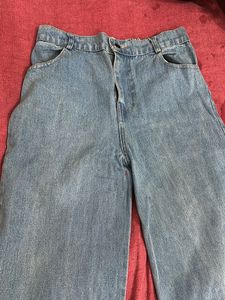 Wide Leg Denim Jeans