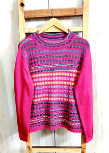 Rust Colour Pullover Size-40
