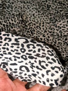 Chic Animal Print Top