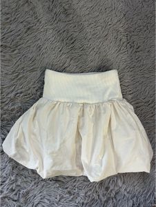 h&m White Bubble Skirt