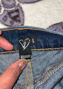 Distressed Denim Shorts