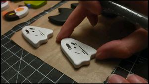 Clay Piece Attach With Magnets