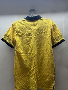 Men's Casual Yellow Polo Shirt