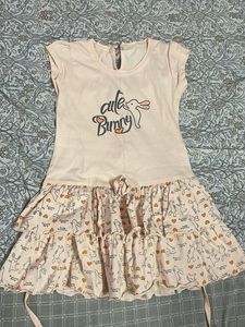 Cute Bunny Kids Dress