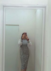 Women Black Midi Dress