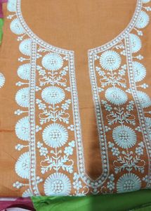 Lucknowi Dress Material
