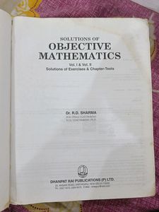 Rd Sharma Vol. 2 Obj Questions And Solutions