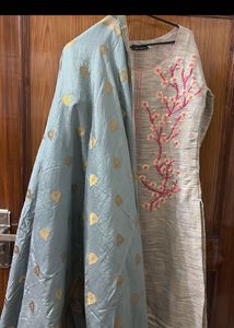 Party wear buy 3 chunni touser kurti set combo