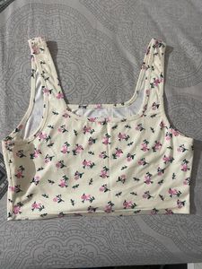 Vintage-Inspired Cottagecore  Tank Top