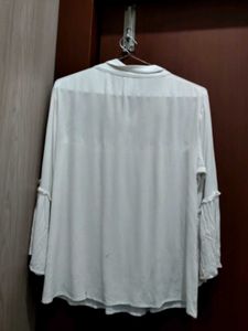 White Embroidered Top