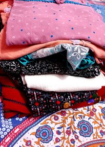 Combo 3nighty 1saree Blouse 3tops