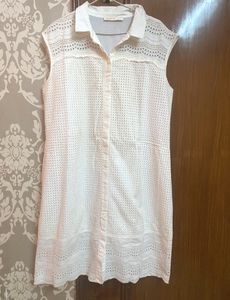 109F White Dress For Women/Girls