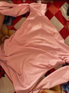 Pink Off-the-Shoulder Top