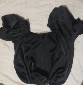 Black Off Shoulder Top