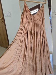 ZARA Satin Slip Dress for Women