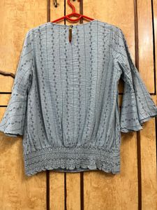 Bell sleeves top