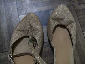 Golden Glitter Heel