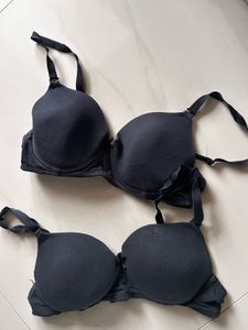Black Underwired Bras (Combo of 2)