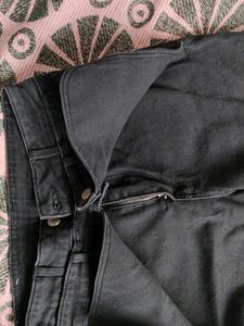 Unique Black Wide Leg Jeans