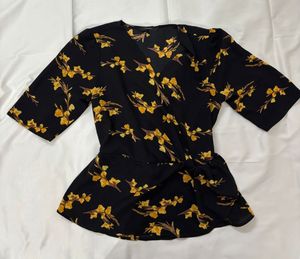 Vero Moda Printed Wrap Top