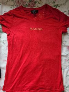Mango Sheer Tshirt
