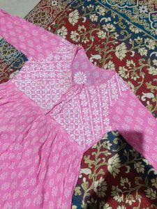 Pinkchikenkari  Kurta Set