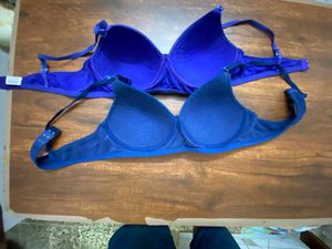 Gently Used 40 B-Cup Bras – Navy &amp; Royal blue.