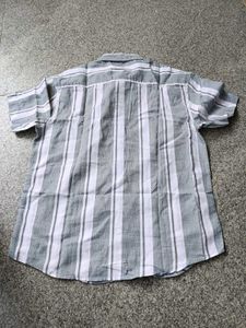 Highlander Striped Casual Shirt, M SIZE
