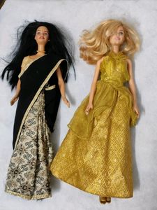 Barbie Dolls With 3 Outfits 😍❤