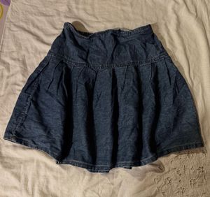 Cute Denim Mini Skirt