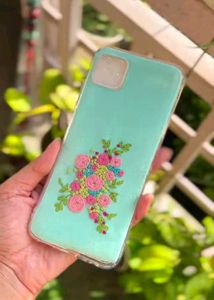 Hand Embroidered Mobile Cover