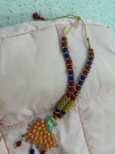 Peacock Beaded Necklace