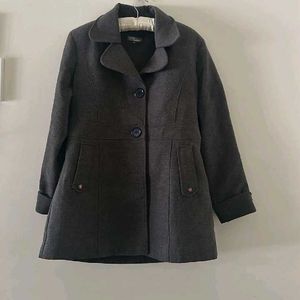 Elegant Charcoal Coat top notch quality