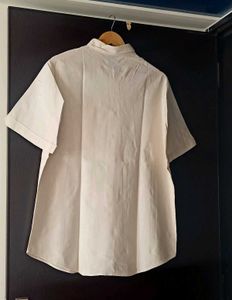 Cream Short Sleeve Shirt