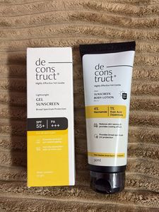 Deconstruct body & face Sunscreen