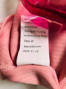 GIRLS RIBBED BABY PINK OVERCOAT