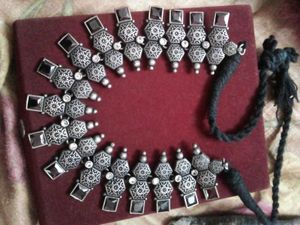 Boho Black Stone Oxidise Necklace