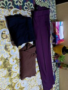 Purple Knit Pants.  Frr 2 Leggings