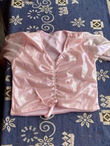 Pink Ruched Top