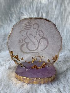 Divine Bliss – Ganesh Resin Art Piece ✨🕉️