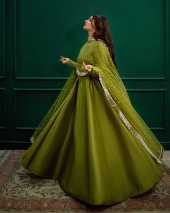 Anarkali Kurti For Mehendi Faction