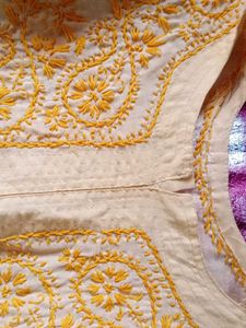 Yellow 🟡 Kurti
