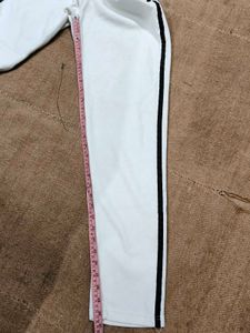 Stylish White Track Pants