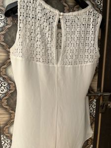 Lace Back Sleeveless Top