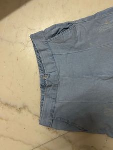 Flared Denim Pants