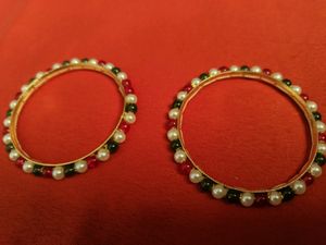 High Quality Mayco Gold Beaded Bangles